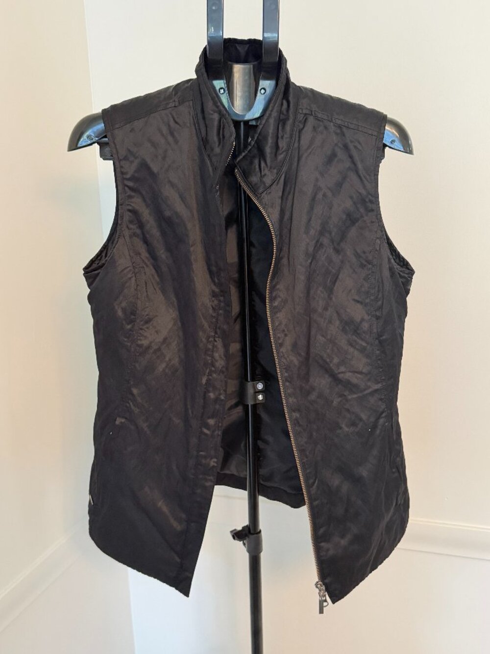 Cutter & Buck Black Zipper Vest Size M